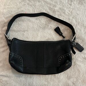 Black Leather Women's Bag COACH
